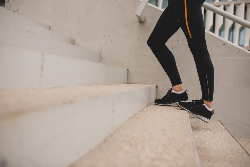 stiff knee pain when bending