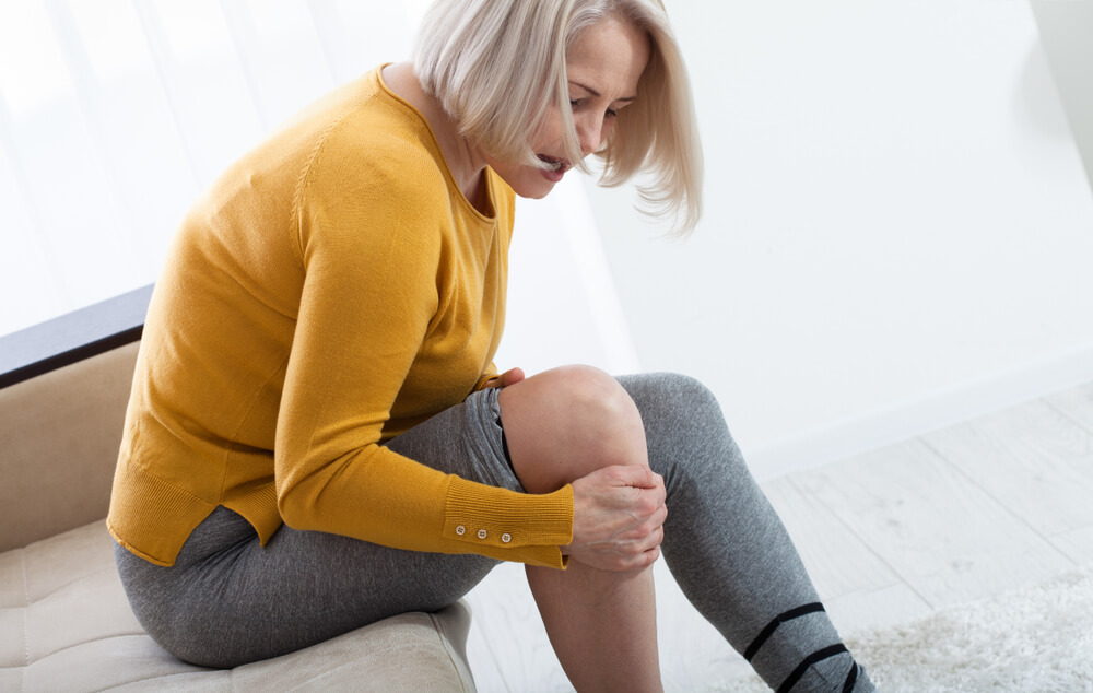 Stiff knee pain: 3 common causes and treatments shutterstock 1421905217 stiff knee pain: 3 common causes and treatments knee pain
