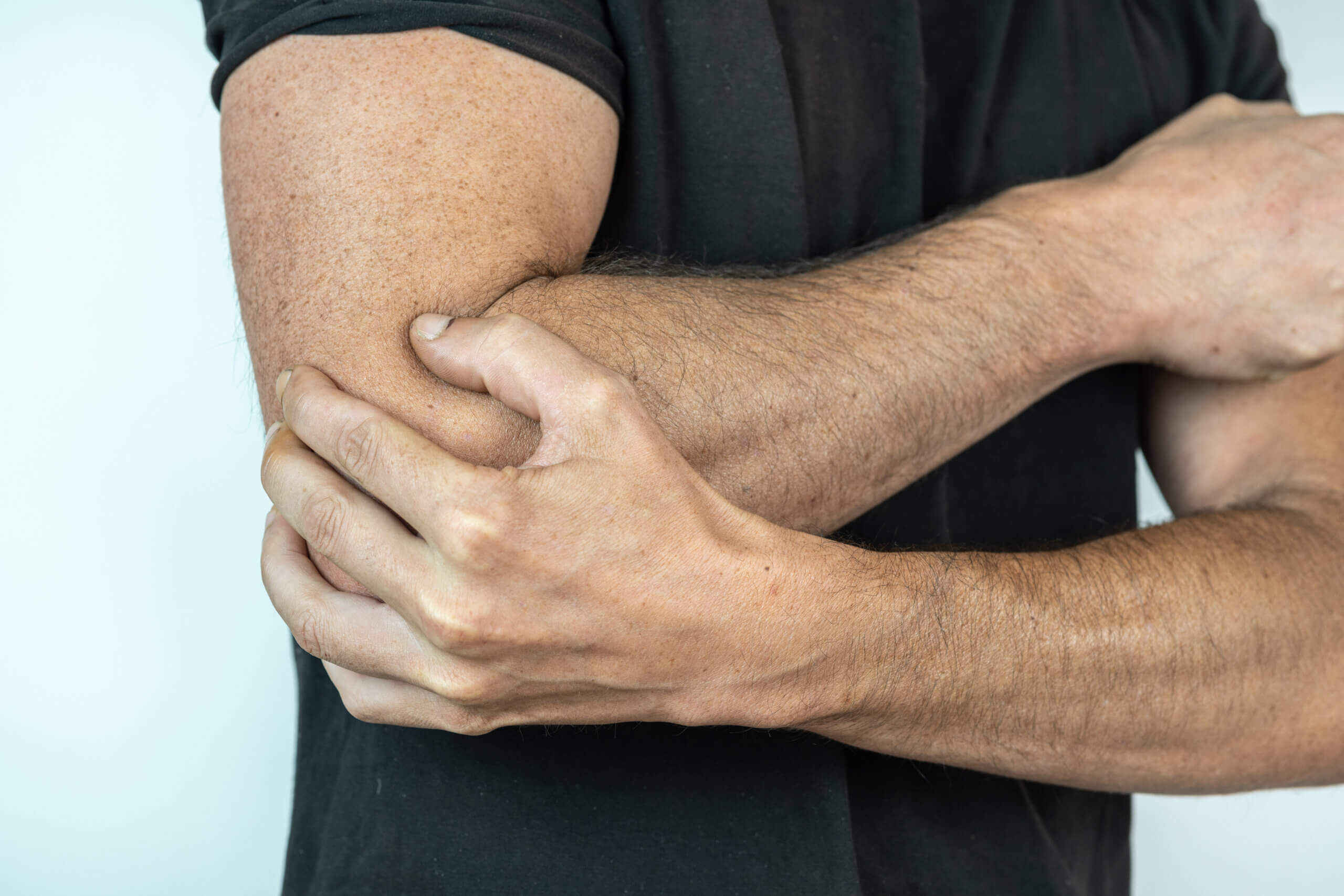 What’s Causing This Pain From My Shoulder to Elbow? AdobeStock 297062383 scaled 1 What’s Causing This Pain From My Shoulder to Elbow?