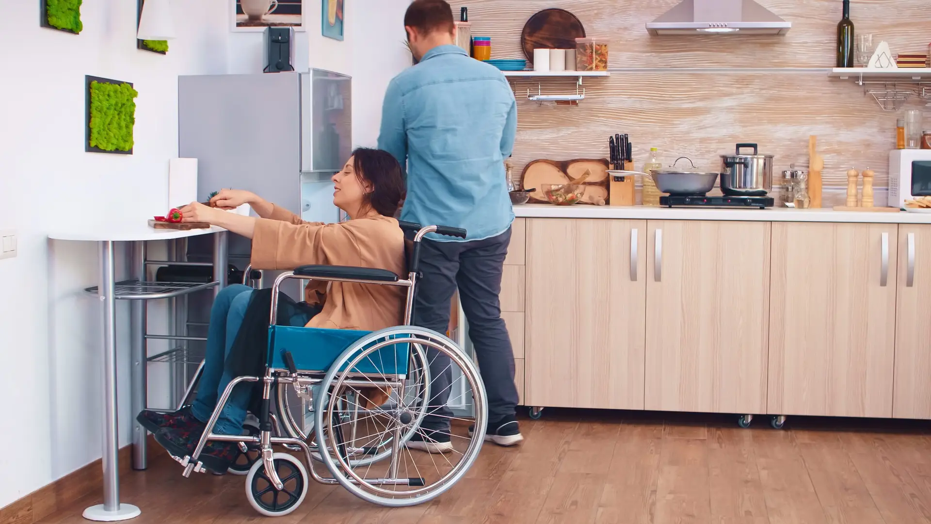 Our ADA compliance checklist for physical therapy clinics woman with legs paralysis in wheelchair 2022 12 01 23 57 39 utc scaled Our ADA compliance checklist for physical therapy clinics