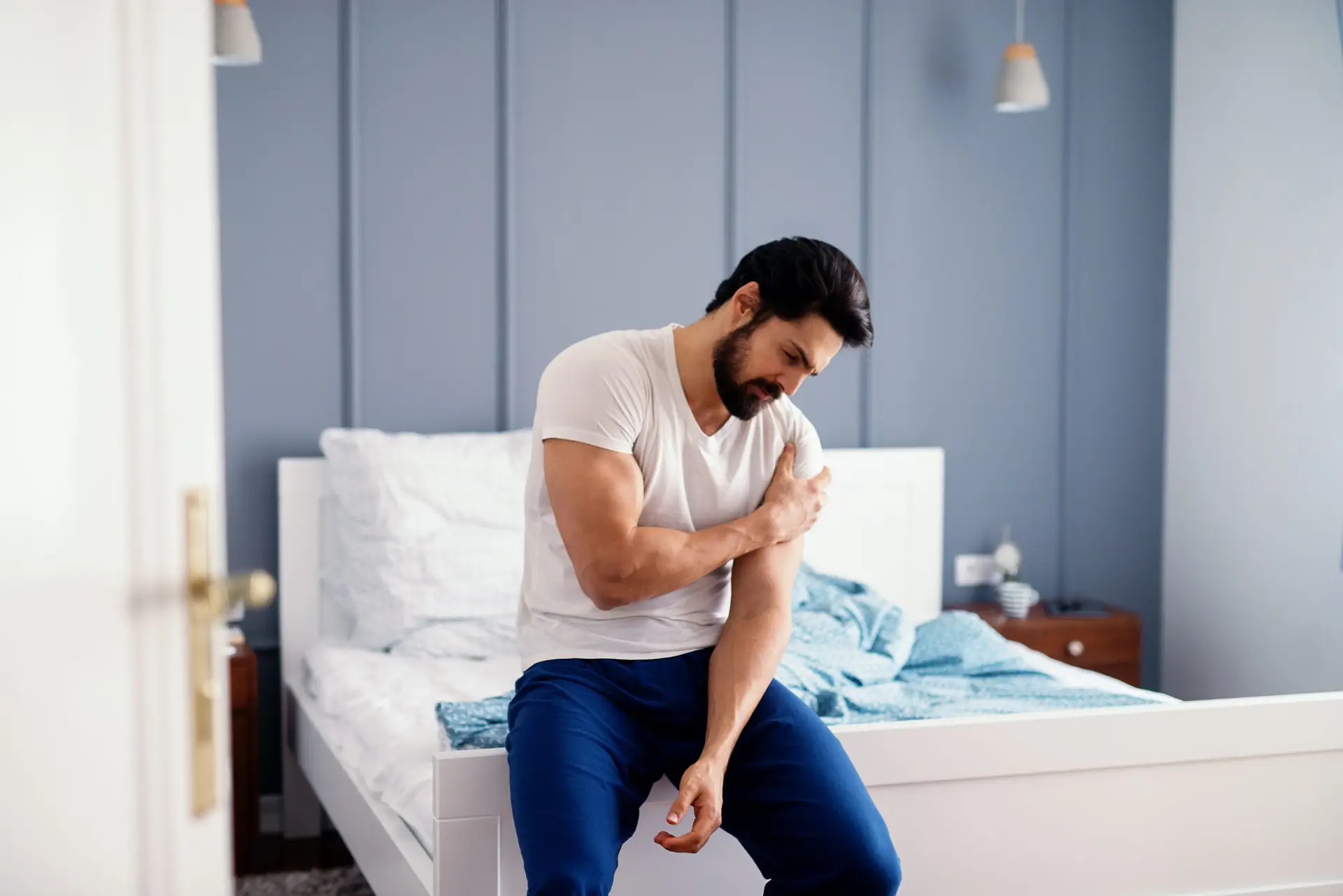 Why Does My Shoulder Hurt After Sleeping on Side? AdobeStock 178682503 scaled Why Does My Shoulder Hurt After Sleeping on Side?